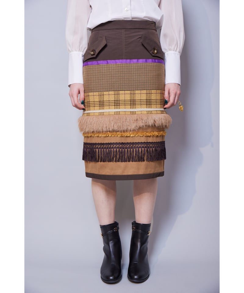 RITSUKO SHIRAHAMA リツコシラハマ Hound tooth&Tweed che