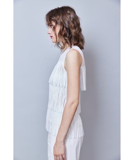 RITSUKO SHIRAHAMA　リツコシラハマ　Pleats Fringe