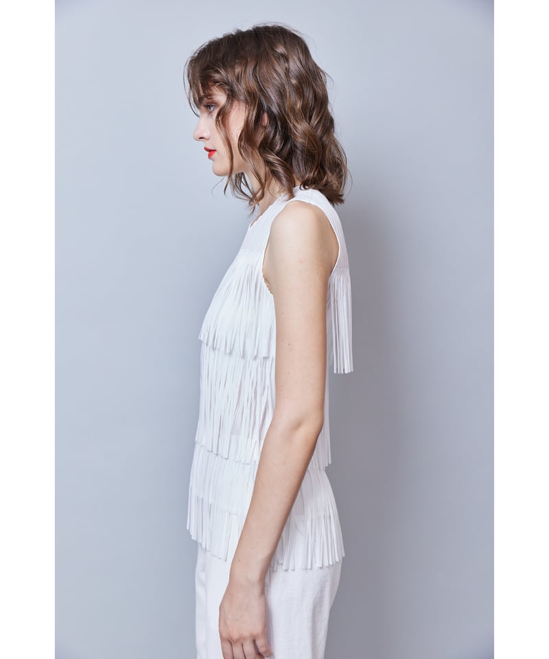 RITSUKO SHIRAHAMA リツコシラハマ Pleats Fringe | RITSU