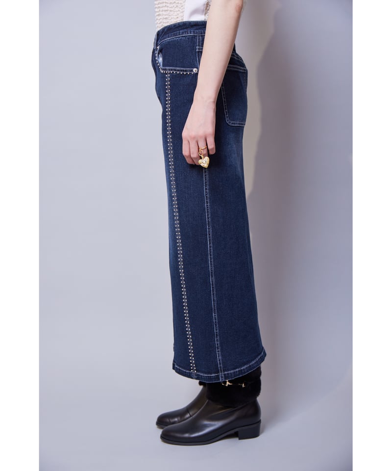 RITSUKO SHIRAHAMA リツコシラハマ STRETCH STUDS DWNIM |