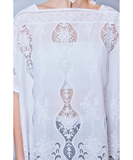 RITSUKO SHIRAHAMA　リツコシラハマ　Cotton Jacquard Lace