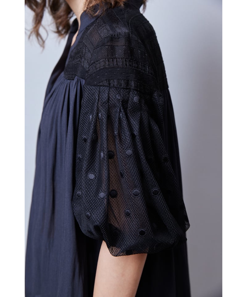 RITSUKO SHIRAHAMA リツコシラハマ Embroidery Dot Lace |