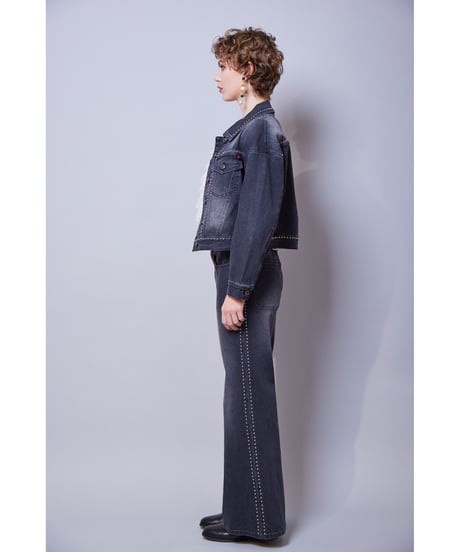 RITSUKO SHIRAHAMA　リツコシラハマ STRETCH STUDS DWNIM