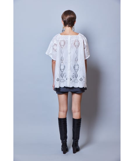 RITSUKO SHIRAHAMA　リツコシラハマ　Cotton Jacquard Lace