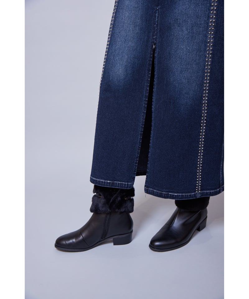 RITSUKO SHIRAHAMA リツコシラハマ STRETCH STUDS DWNIM |