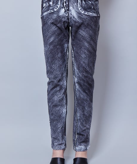 RITSUKO SHIRAHAMA　リツコシラハマ　Archive Inkjet Print Denim