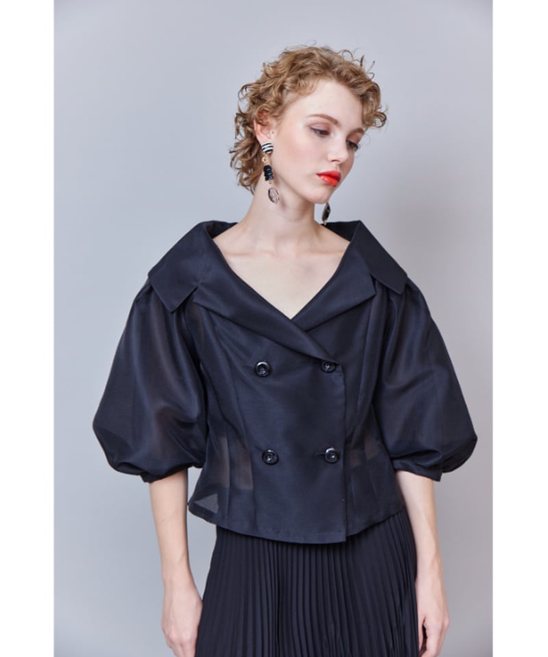 RITSUKO SHIRAHAMA リツコシラハマ スパンオーガンジー