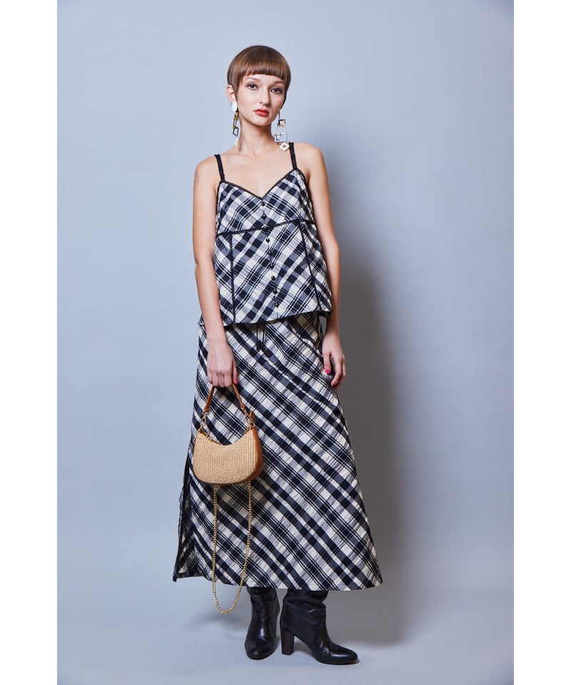 RRL ジャスペ　ごま塩　杢　スミクロ　ベスト　デップ　ボルチモア RITSUKO SHIRAHAMA リツコシラハマ Jasmine Checkerd | RI