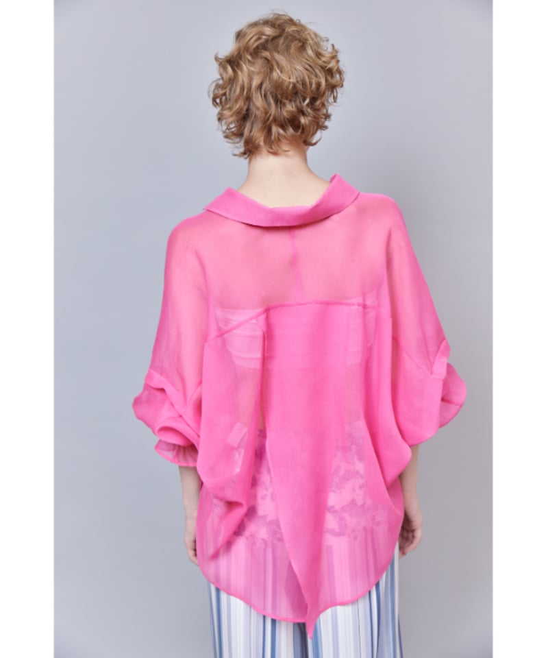 RITSUKO SHIRAHAMA レザー1枚仕立てフリルスリーヴ 美品 RITSUKO SHIRAHAMA