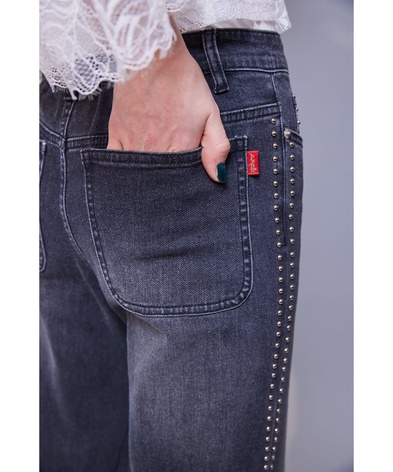 RITSUKO SHIRAHAMA リツコシラハマ STRETCH STUDS DWNIM |