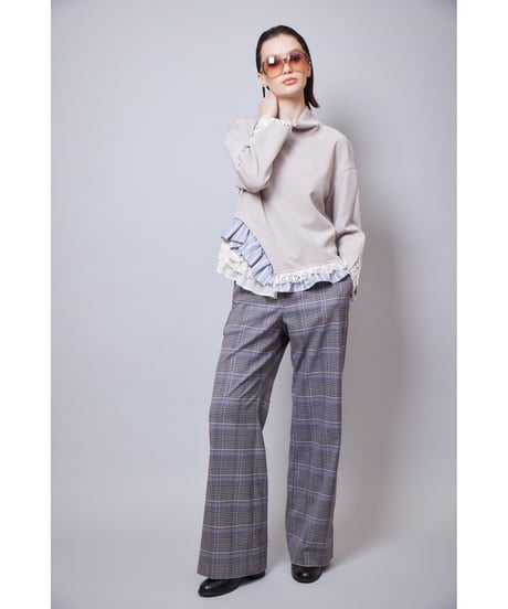 RITSUKO SHIRAHAMA レザー1枚仕立てフリルスリーヴ 美品 RITSUKO SHIRAHAMA リツコシラハマ シェルタリング ドライ