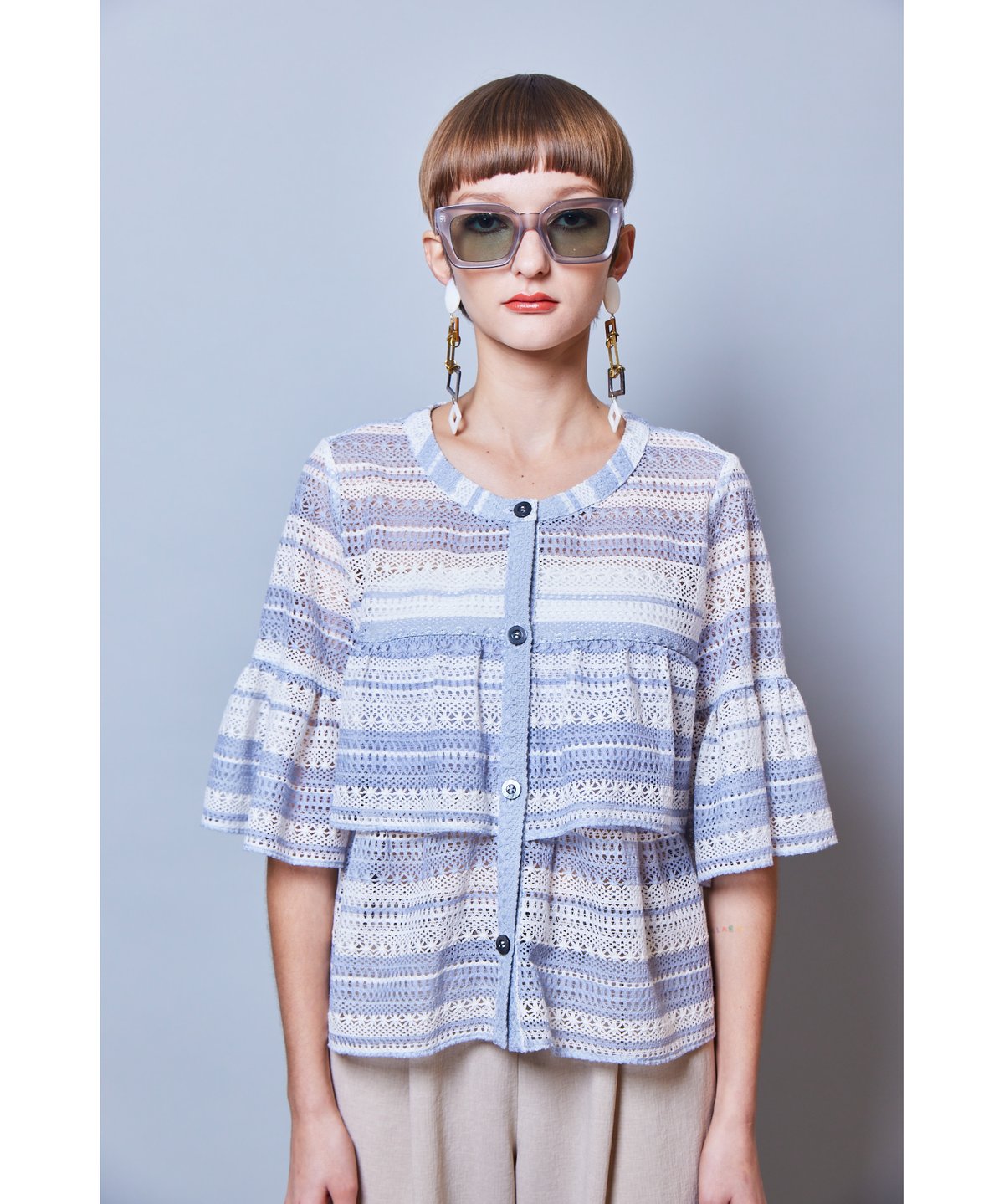 RITSUKO SHIRAHAMA リツコシラハマ Flower Motif Lace | R