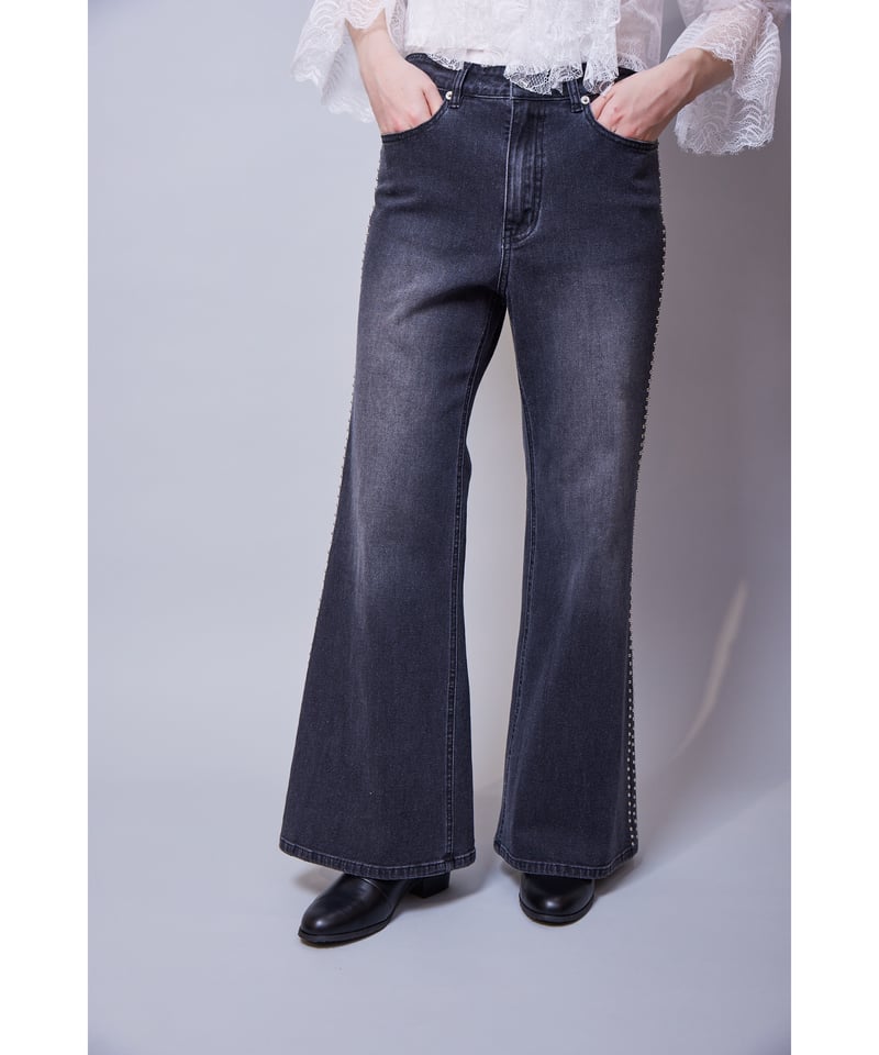 RITSUKO SHIRAHAMA リツコシラハマ STRETCH STUDS DWNIM |