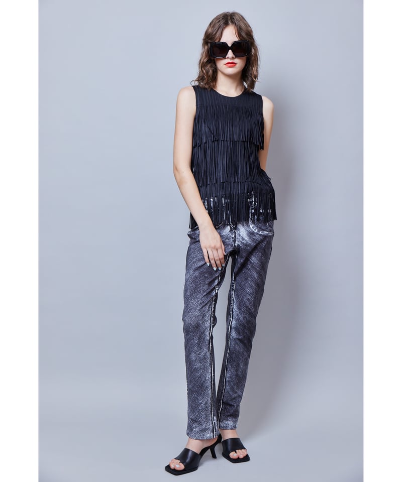 RITSUKO SHIRAHAMA リツコシラハマ Pleats Fringe | RITSU