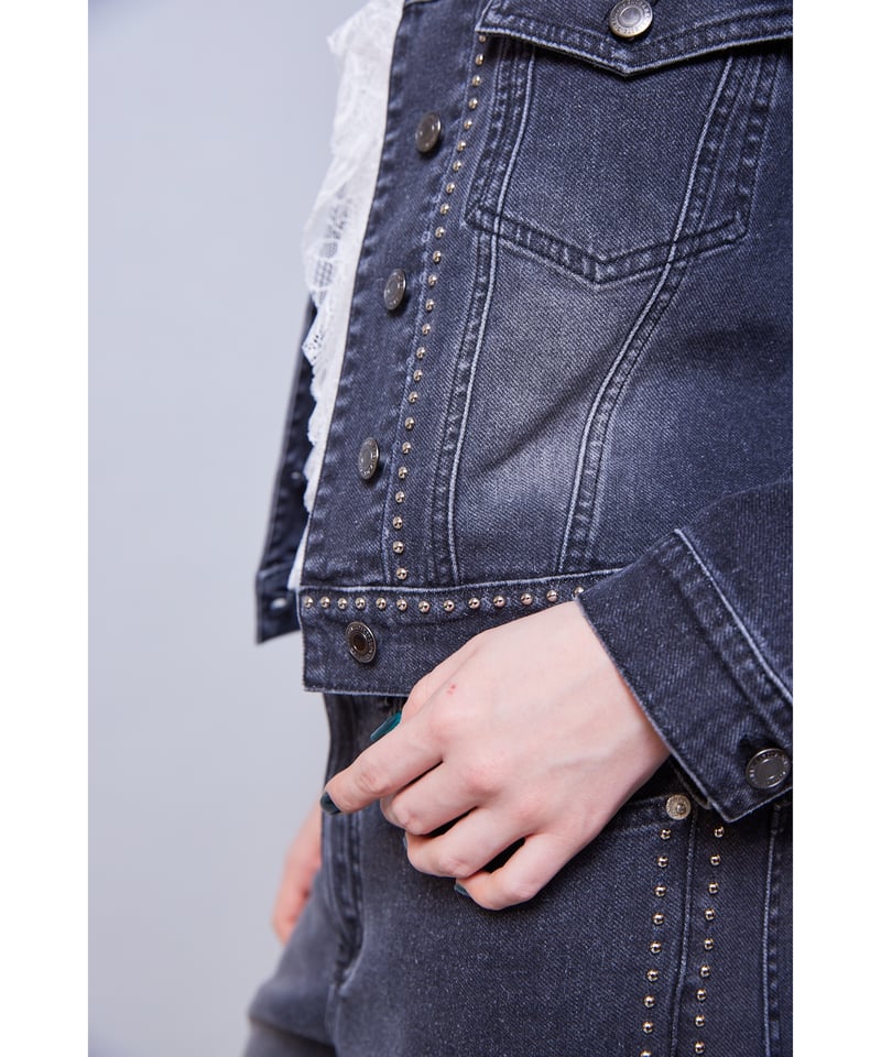 RITSUKO SHIRAHAMA リツコシラハマ STRETCH STUDS DWNIM |