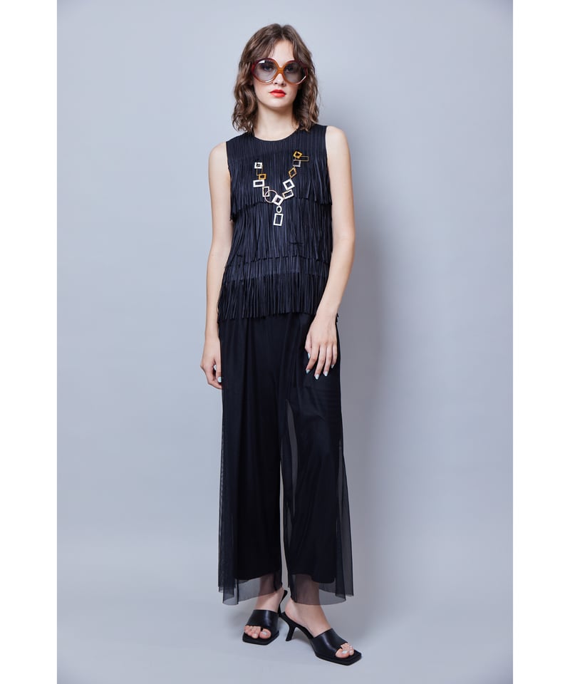 RITSUKO SHIRAHAMA リツコシラハマ Pleats Fringe | RITSU