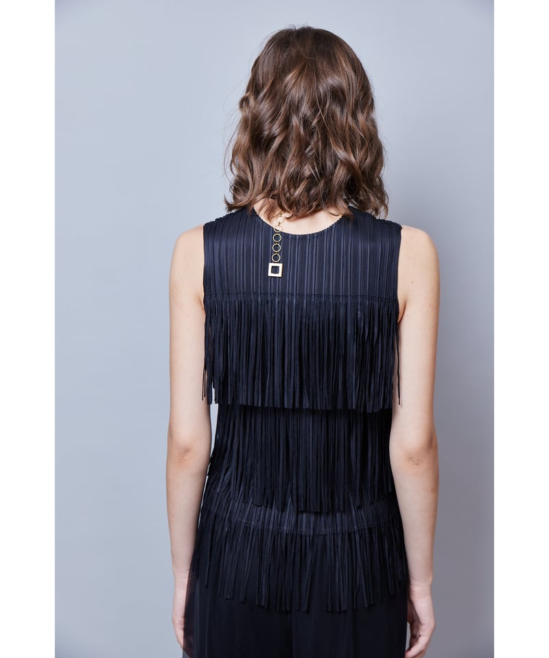 RITSUKO SHIRAHAMA リツコシラハマ Pleats Fringe | RITSU