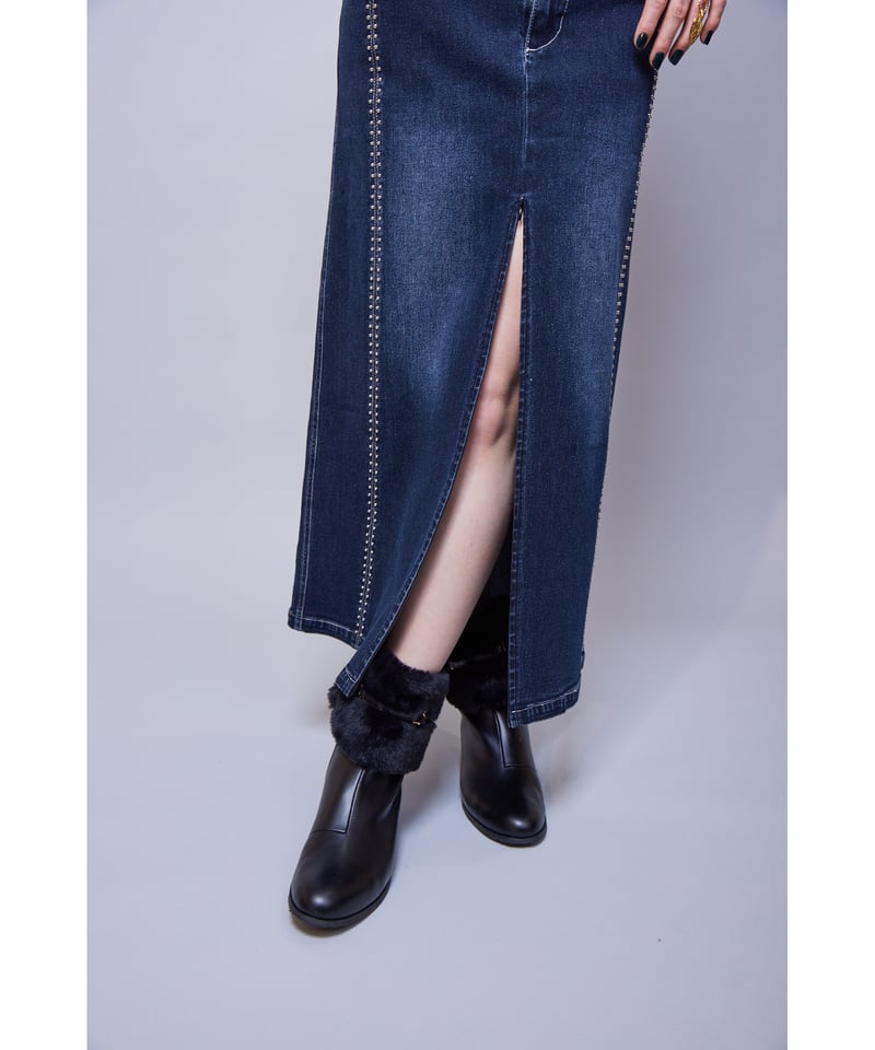 RITSUKO SHIRAHAMA リツコシラハマ STRETCH STUDS DWNIM |