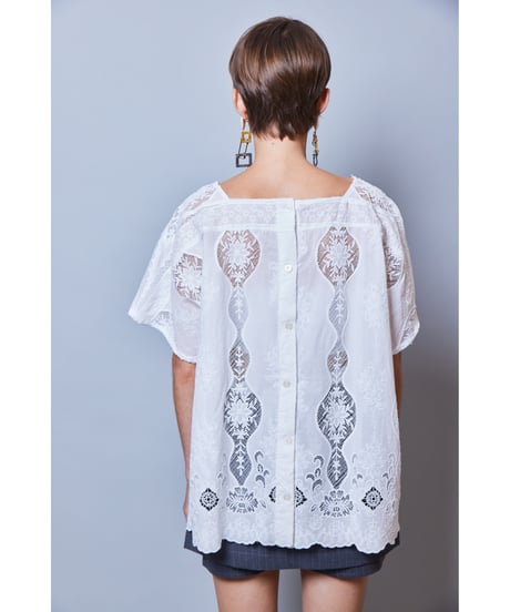 RITSUKO SHIRAHAMA　リツコシラハマ　Cotton Jacquard Lace