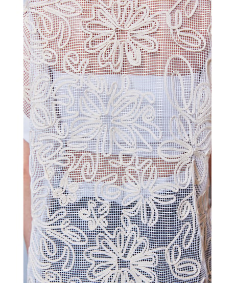 RITSUKO SHIRAHAMA　リツコシラハマ　Flower Tape Embroidery