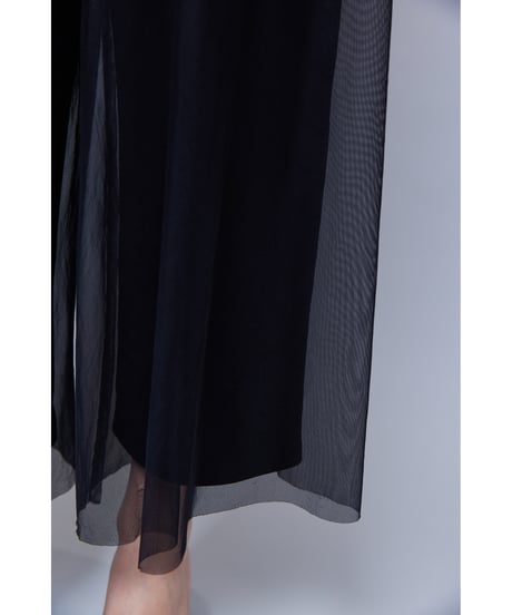 RITSUKO SHIRAHAMA　リツコシラハマ　Tule×Stretch Jersey