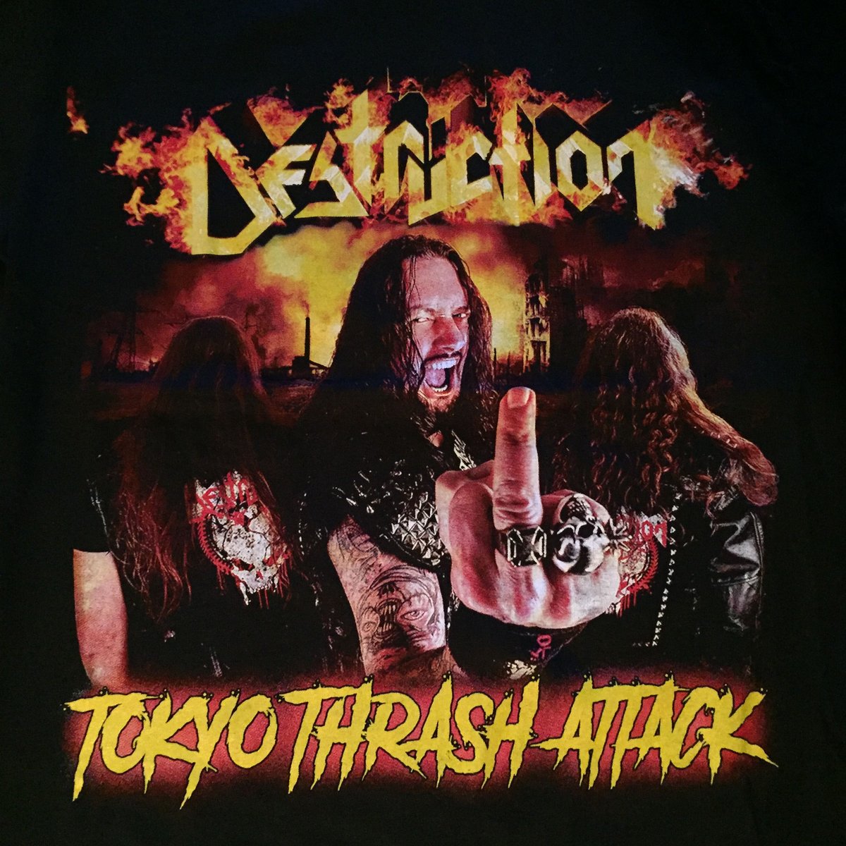 SALE】DESTRUCTION JAPAN TOUR T shirt - TOKYO TH...