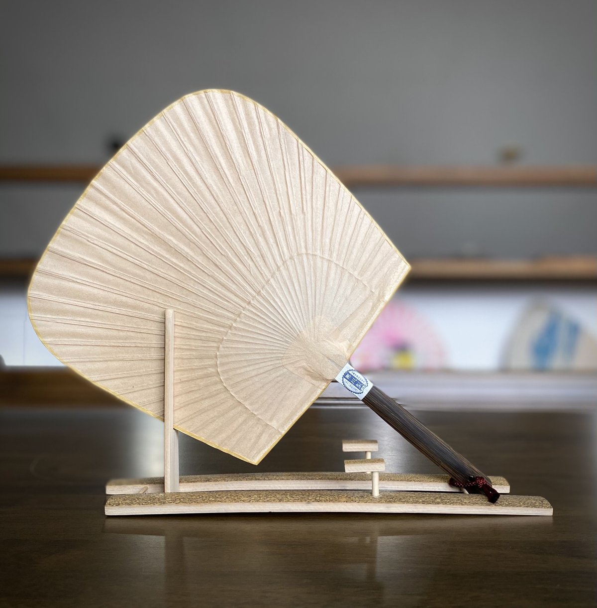 小扇渋うちわ 無地 | 栗川商店