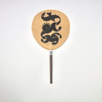 小丸渋うちわ　表裏一体　/カワグチタクヤ