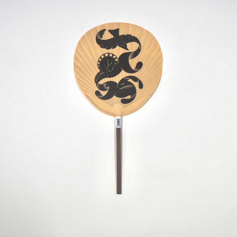 小丸渋うちわ 表裏一体 /カワグチタクヤ | 栗川商店
