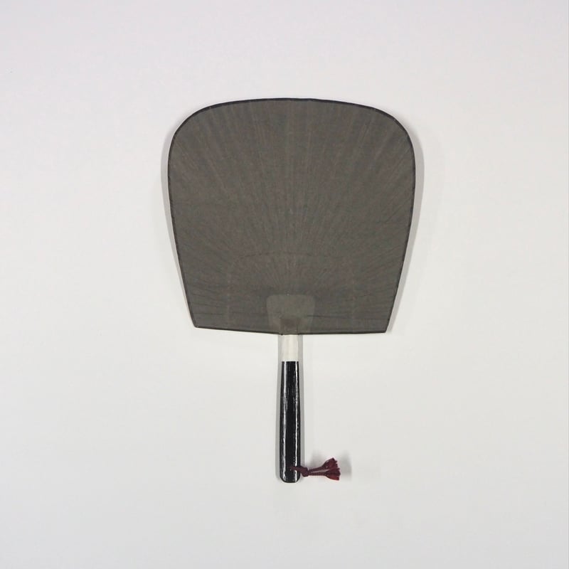 小扇渋うちわ 青墨 | 栗川商店