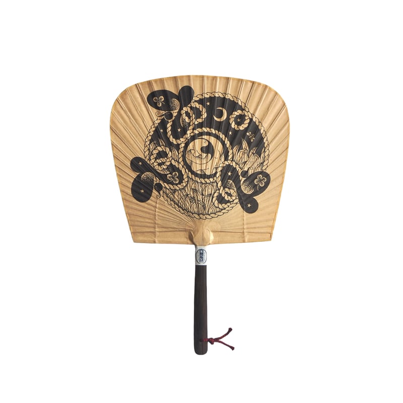 新作】小扇渋団扇 茂みの年輪 /カワグチタクヤ | 栗川商店