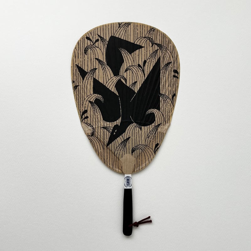 コラボ】小判渋うちわ /カワグチタクヤ | 栗川商店