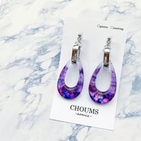 紫陽花の雫001 ピアス/イヤリング