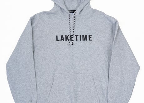 No border squad　Lake Time Hoodie - GRAY