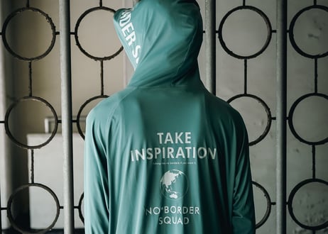 No Border Squad　Dry Sight Hoodie　#Mint