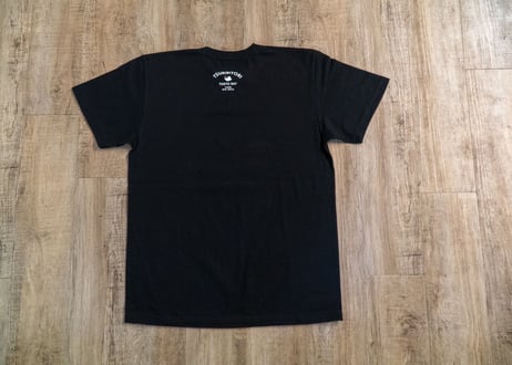【No border squad × 釣日和 】コラボ  オリジナルカモフラTシャツ ー BLACK