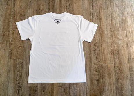 【No border squad × 釣日和 】コラボ  オリジナルカモフラTシャツ ー WHITE