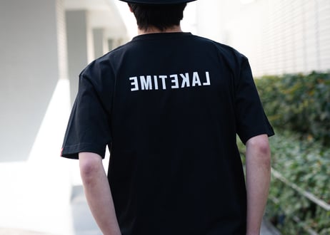 No border squad　Lake Time Tシャツ - BLACK