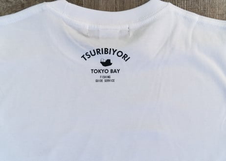 【No border squad × 釣日和 】コラボ  オリジナルカモフラTシャツ ー WHITE