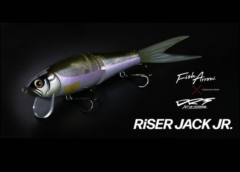 JACKALL - ライザージャック　人気カラー RiSER JACK JR./ライザージャックジュニア】フィッシュアローと