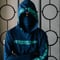 No Border Squad　フェイスシールド付きDRYサイトフーディ　#Navy