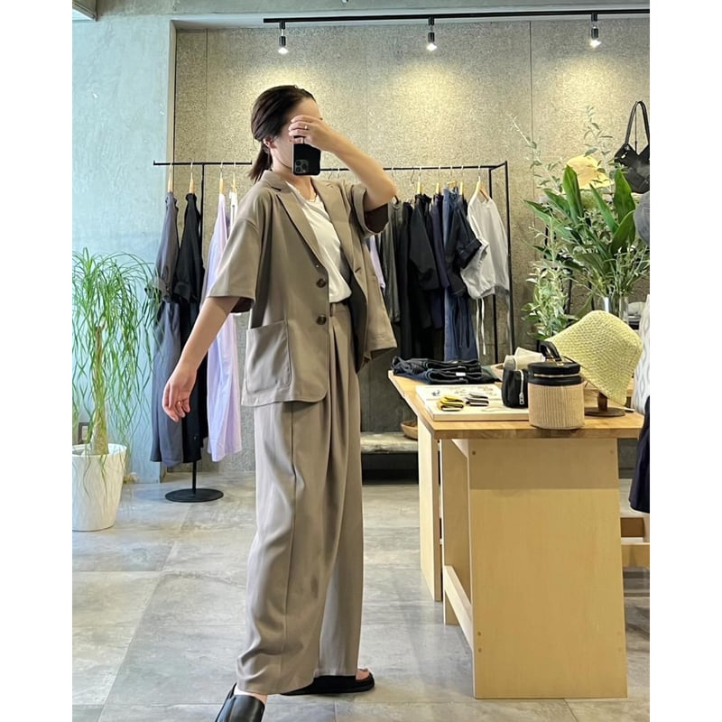 half sleeve jacket | PTHREE