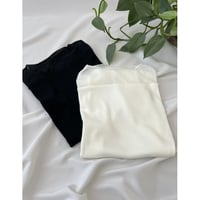 sheer sheer roll neck rib inner