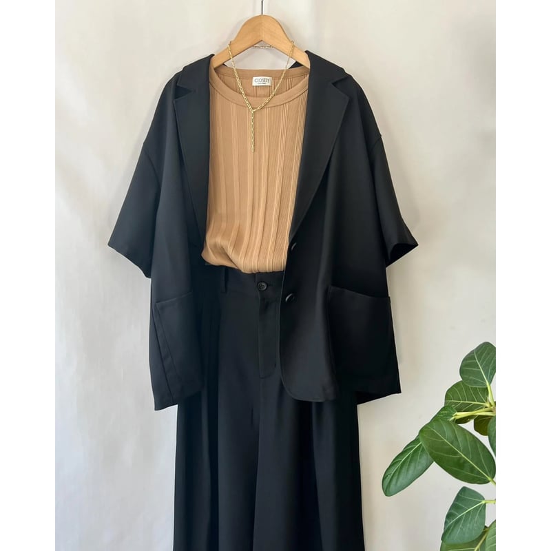 half sleeve jacket | PTHREE