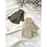 recycled wool fingerless groves