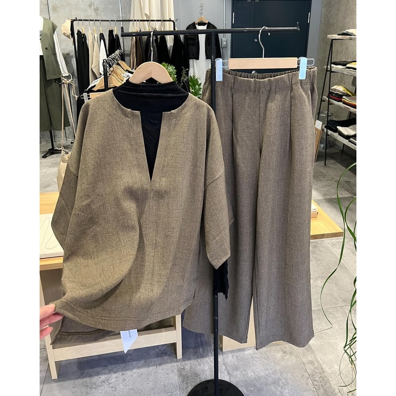 SEVEN BY SEVEN WOOL CREPE SET UP セットアップ SEVEN BY SEVEN WOOL CREPE SET UP セットアップ