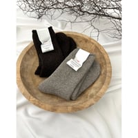 washable wool pile socks