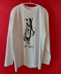 【Bug Screaming】"MUTSUYO" Long Sleeve Shirt White