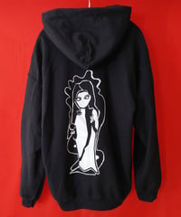 【Bug Screaming】”India, Witch” Hoodie Black