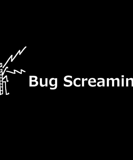 【Bug Screaming】 Original Long Sleeve T-Shirt Black